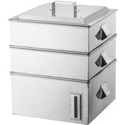 SA電磁専用業務用角蒸器 2段 39cm AMSA0039