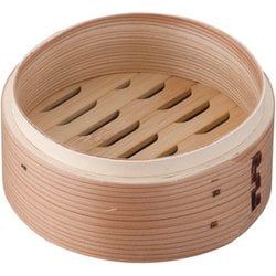 安心コート加工 杉 中華セイロ 身 15cm ATYB303