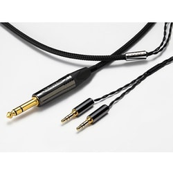 ヘッドフォンリケーブル 6.3ΦTRS/3極（ステレオ）タイプ 1.5m Clear force 3.5Φ Slim body 6.3Φ (1.5m)
