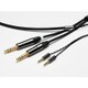 ヘッドフォンリケーブル 6.3Φ×2タイプ 1.5m Clear force 3.5Φ Slim body 6.3Φ×2 (1.5m)