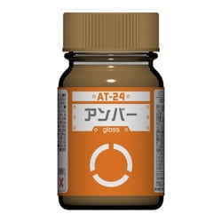 AT-24 アンバー 15ml [ガイアカラー ボトムズカラーシリーズ ベルゼルガ・ベルゼルガDT本体装飾等黄土色 光沢]