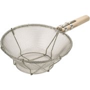SA本職用木柄アミ式油こし(7メッシュ) AAB09