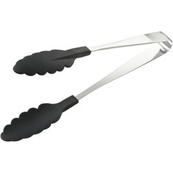 18-0抗菌 耐熱カラフルトング ブラック BTV7605