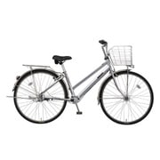 シティサイクル ホットニュースAL 27型 内装3段変速 シルバー系メタリック HTAP273C-SK BAA