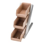SA18-8デラックス オーガナイザー 3段1列(3ヶ入) キャメル EOC054