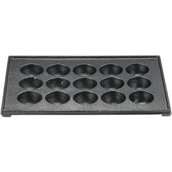 (S)たこ焼用鉄板 15穴 GTK07