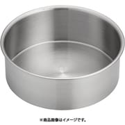 SA18-8総絞りチーズケーキ用デコ共底 浅型 15cm WDK01015