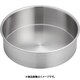 SA18-8総絞りチーズケーキ用デコ共底 浅型 18cm WDK01018