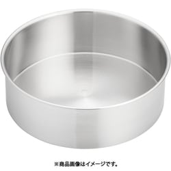 SA18-8総絞りチーズケーキ用デコ共底 深型 21cm WDK02021