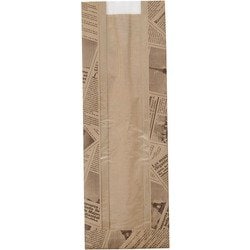 フランスパン袋 ヨーロピアンフェネット茶 (100枚入)特小 No.58 WPV3906