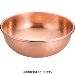 SA銅打出さわり鍋 手無・スズメッキなし 39cm WSW01039