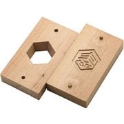 手彫物相型(上生菓子用) 亀甲に寿 WBT18