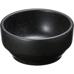スタッキングビビンバ 黒石目調 14cm 326-0135 QBB0501