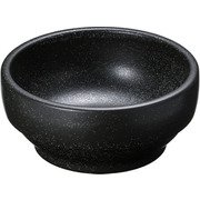 スタッキングビビンバ 黒石目調 18cm 326-0136 QBB0502