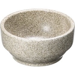 スタッキングビビンバ グレー石目調 14cm 327-0135 QBB0601