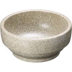 スタッキングビビンバ グレー石目調 18cm 327-0136 QBB0602