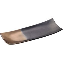 奏 長角皿 ゴールドブラック 28cm RSU0702