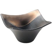 奏 角小鉢 ゴールドブラック 11cm RSU0901