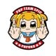 ポプテピピック ベルクロ刺繍ワッペン ポプ子 [キャラクターグッズ]