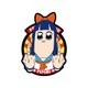 ポプテピピック ベルクロ刺繍ワッペン ピピ美 [キャラクターグッズ]