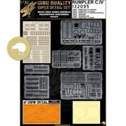 HGW132095 [1/32スケール 第一次大戦飛行機用エッチングパーツ ルンプラーC.IV用スーパーディティールセット（ウィングナットウィングス用）]