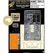 HGW132105 [1/32スケール 第一次大戦飛行機用エッチングパーツ AMC DH.2用スーパーディティールセット（ウィングナットウィングス用）]