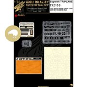 HGW132106 [1/32スケール 第一次大戦飛行機用エッチングパーツ ソッピース・トライプレーン用スーパーディティールセット（ウィングナットウィングス用）]
