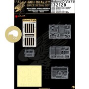 HGW132128 [1/32スケール 第一次大戦飛行機用エッチングパーツ ローランド D.VIb用スーパーディティールセット（ウィングナットウィングス用）]