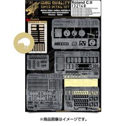 HGW132148 [1/32スケール 第一次大戦飛行機用エッチングパーツ ローランド C.II用スーパーディティールセット（ウィングナットウィングス用）]