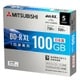 BD-R（Video） 片面3層 1回録画用 520分 2-4倍速 1枚5mmケース5P インクジェットプリンタ対応（ホワイト） ワイド印刷エリア対応 VBR520YP5D2