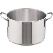 インダクション18-8半寸胴鍋 (蓋無)24cm AHVA303