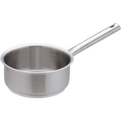 インダクション18-8片手浅型鍋 (蓋無)16cm AKTD301