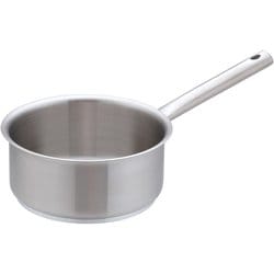 インダクション18-8片手浅型鍋 (蓋無)18cm AKTD302