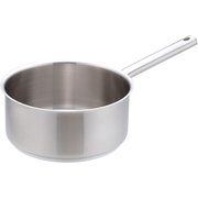 インダクション18-8片手浅型鍋 (蓋無)24cm AKTD304