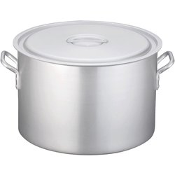 半寸胴鍋 アルミニウム(アルマイト加工) (目盛付) 48cm AHV6248