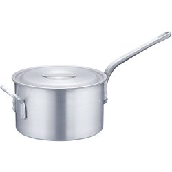 片手深型鍋アルミニウム(アルマイト加工) (目盛付) 30cm AKT8230