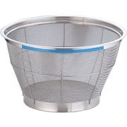 NEWマンモス カラー 深型ざる 33cm ブルー AZL4810
