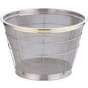 NEWマンモス カラー 深型ざる 35cm イエロー AZL4815