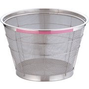 NEWマンモス カラー 深型ざる 37.5cm ピンク AZL4817