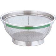 AZL4708 [NEWマンモス カラー 浅型ざる 20cm グリーン]