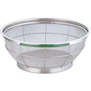 AZL4728 [NEWマンモス カラー 浅型ざる 33cm グリーン]