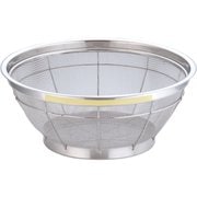 AZL4731 [NEWマンモス カラー 浅型ざる 35cm イエロー]