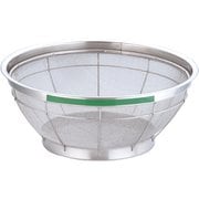AZL4732 [NEWマンモス カラー 浅型ざる 35cm グリーン]