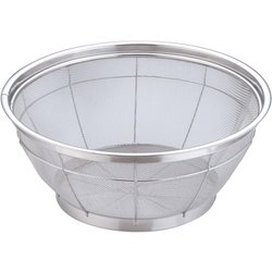 ステンNEWマンモス浅型ざる 40cm AZL4340