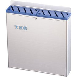18-8プラ板付カラーナイフラック 大 Aタイプ 青 AHU695