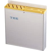 AHU673 [18-8プラ板付カラーナイフラック 大 ABタイプ 黄]