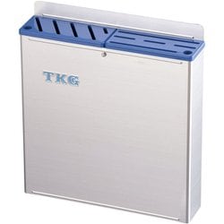 18-8プラ板付カラーナイフラック 大 ABタイプ 青 AHU675