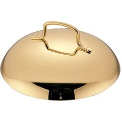 18-8プチ中華鍋用蓋 金メッキ付 9cm用 PPTC302