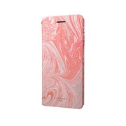 Mab Flap Leather Case for iPhone 7 Plus Pink