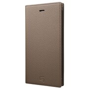 Shrunken-calf Leather Case [iPhone 7 Plus フルレザーケース トープ]